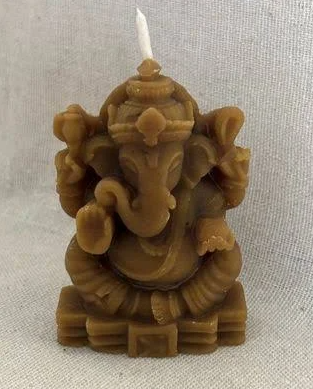 GANESHA DORADO/ ROJA + VELA